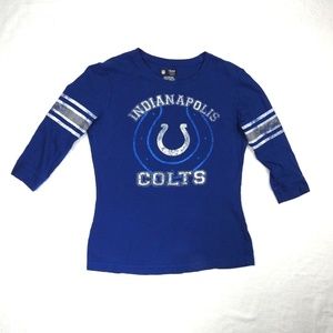 Womens Indianapolis Colts LS T Shirt Size Small